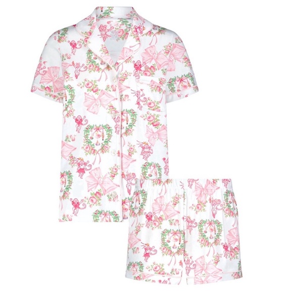 NEW Roller Rabbit x LoveShackFancy Holiday Pajamas - Picture 2 of 3